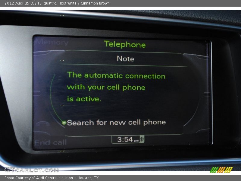 Ibis White / Cinnamon Brown 2012 Audi Q5 3.2 FSI quattro