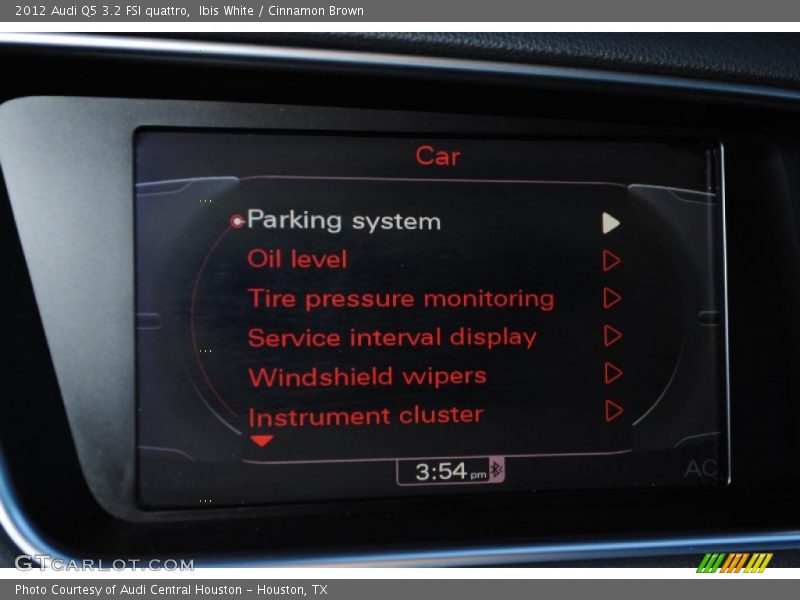 Ibis White / Cinnamon Brown 2012 Audi Q5 3.2 FSI quattro