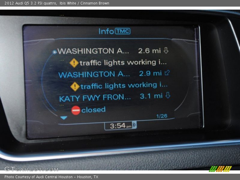 Ibis White / Cinnamon Brown 2012 Audi Q5 3.2 FSI quattro