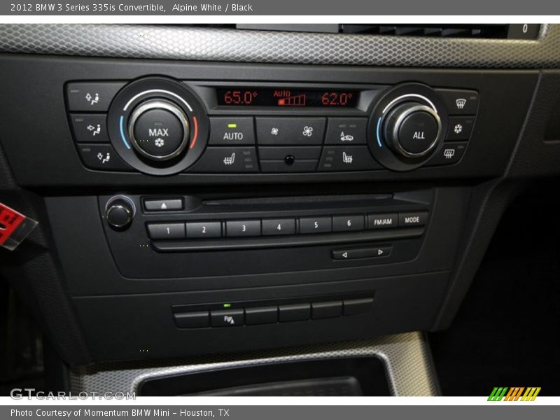 Controls of 2012 3 Series 335is Convertible