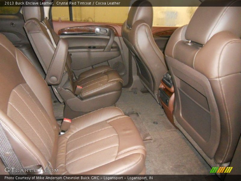 Rear Seat of 2013 Enclave Leather