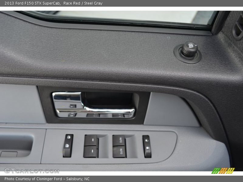 Race Red / Steel Gray 2013 Ford F150 STX SuperCab