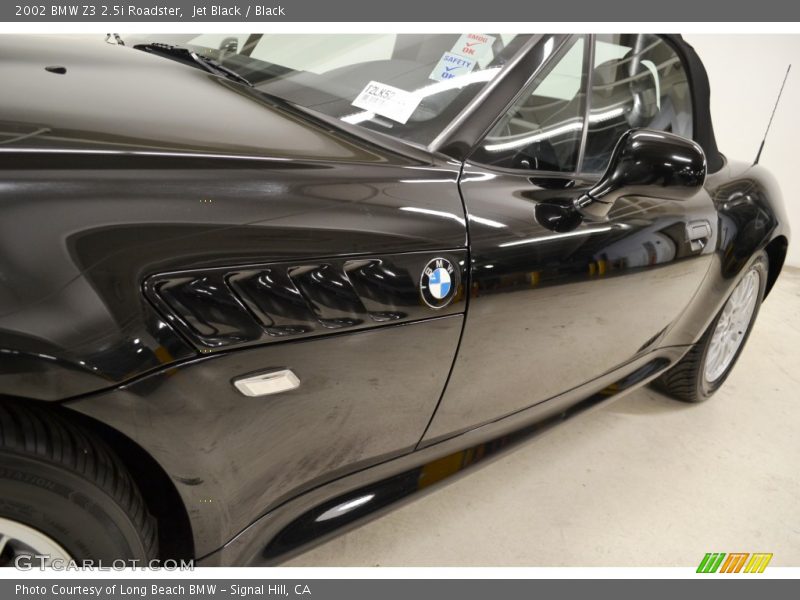 Jet Black / Black 2002 BMW Z3 2.5i Roadster