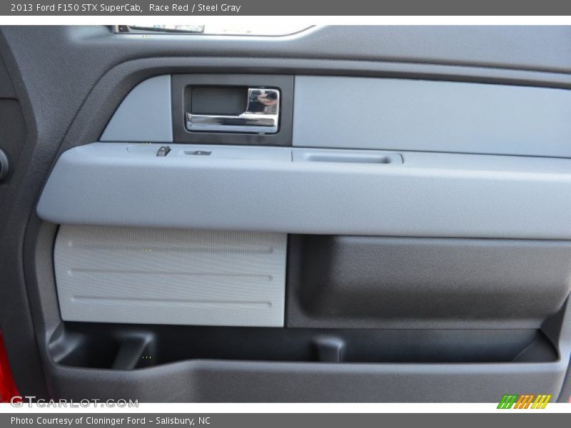 Race Red / Steel Gray 2013 Ford F150 STX SuperCab