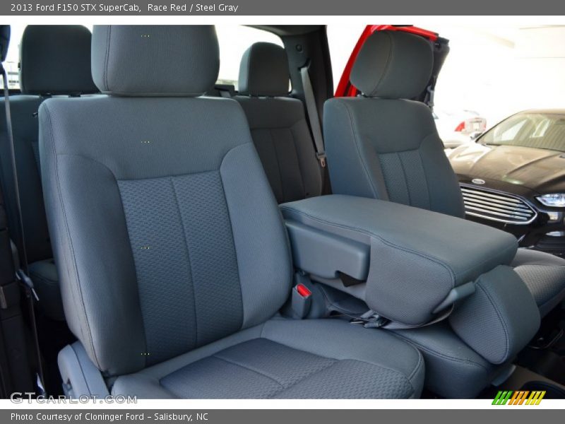 Race Red / Steel Gray 2013 Ford F150 STX SuperCab