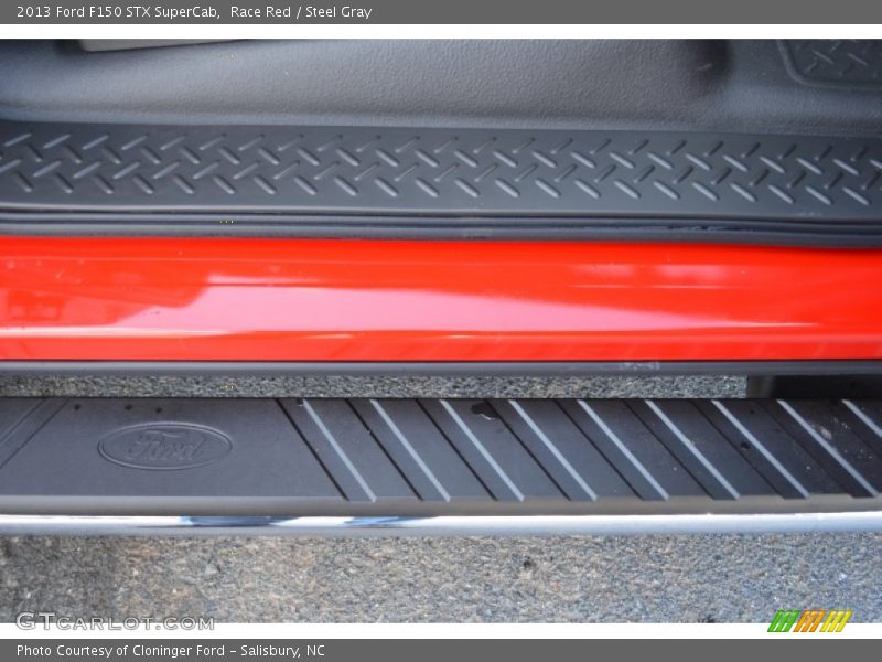Race Red / Steel Gray 2013 Ford F150 STX SuperCab