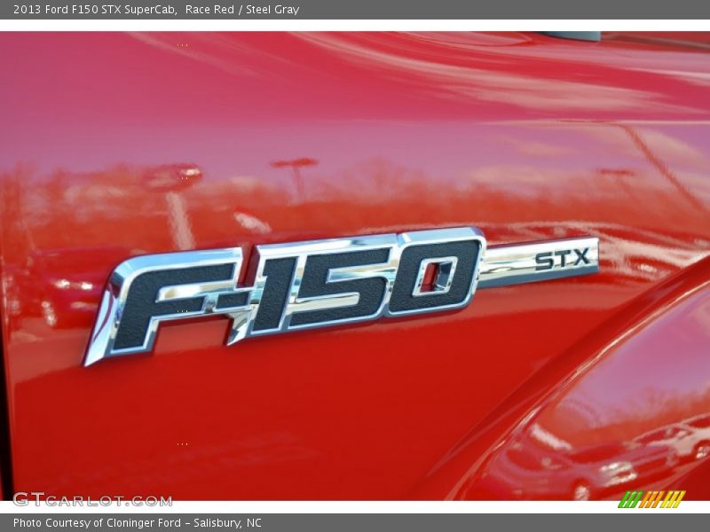 Race Red / Steel Gray 2013 Ford F150 STX SuperCab