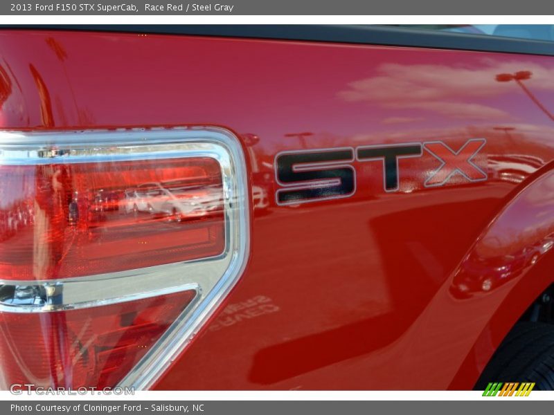 Race Red / Steel Gray 2013 Ford F150 STX SuperCab