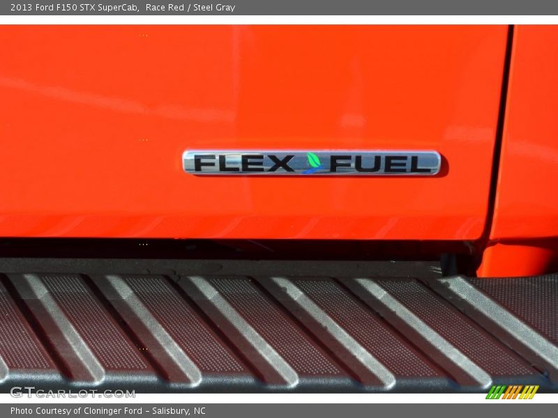 Race Red / Steel Gray 2013 Ford F150 STX SuperCab