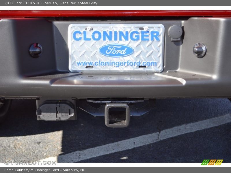 Race Red / Steel Gray 2013 Ford F150 STX SuperCab