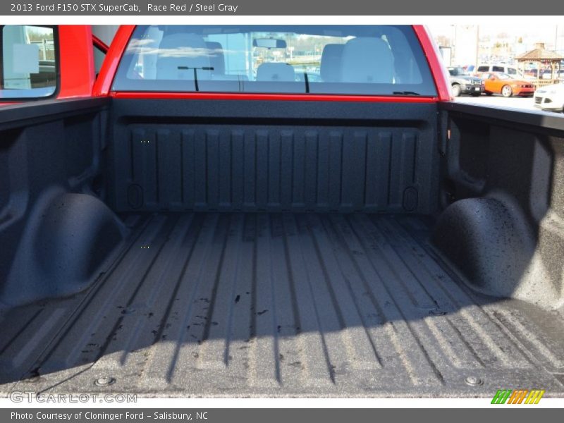 Race Red / Steel Gray 2013 Ford F150 STX SuperCab