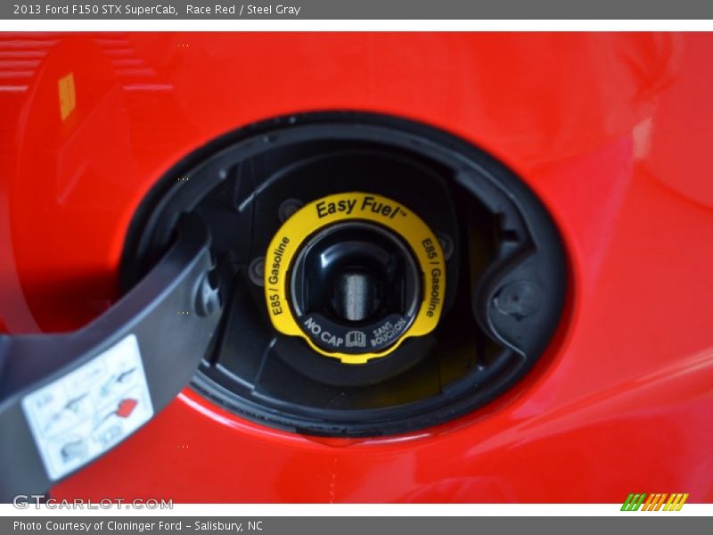 Race Red / Steel Gray 2013 Ford F150 STX SuperCab