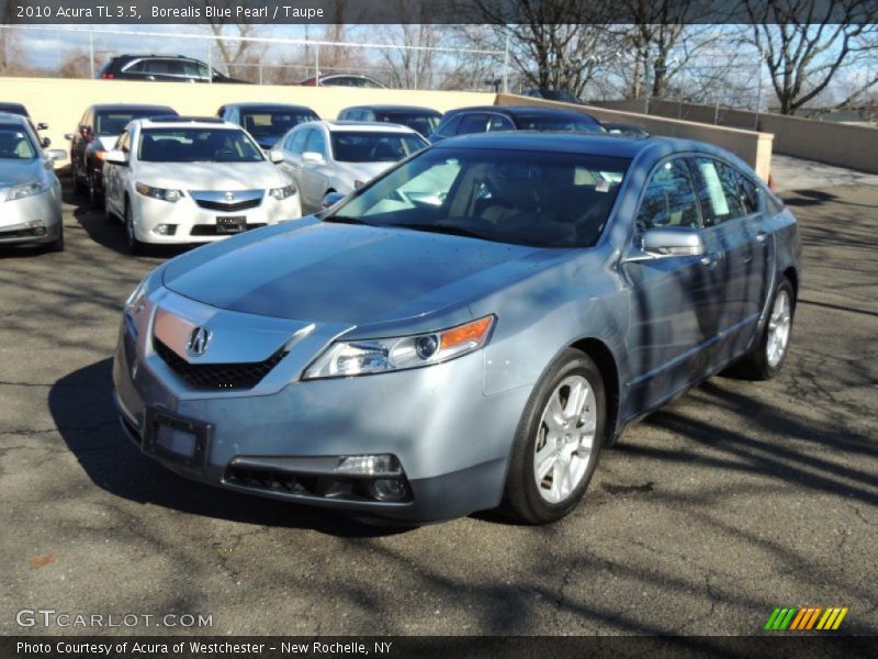Borealis Blue Pearl / Taupe 2010 Acura TL 3.5