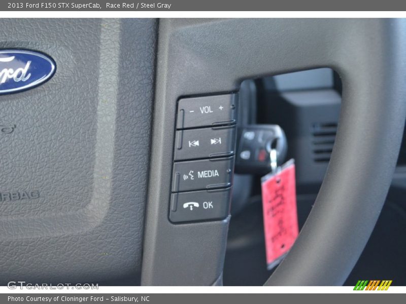 Race Red / Steel Gray 2013 Ford F150 STX SuperCab
