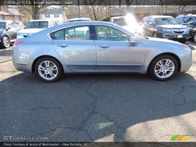 Borealis Blue Pearl / Taupe 2010 Acura TL 3.5