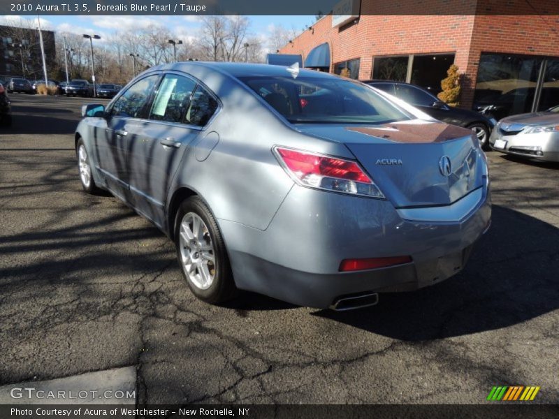 Borealis Blue Pearl / Taupe 2010 Acura TL 3.5