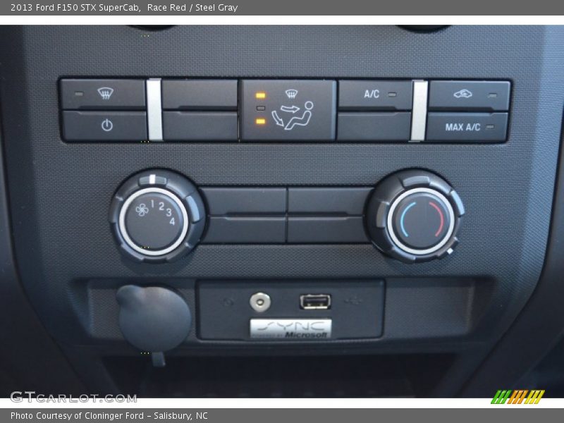 Race Red / Steel Gray 2013 Ford F150 STX SuperCab