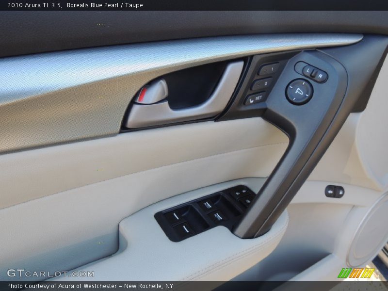 Borealis Blue Pearl / Taupe 2010 Acura TL 3.5