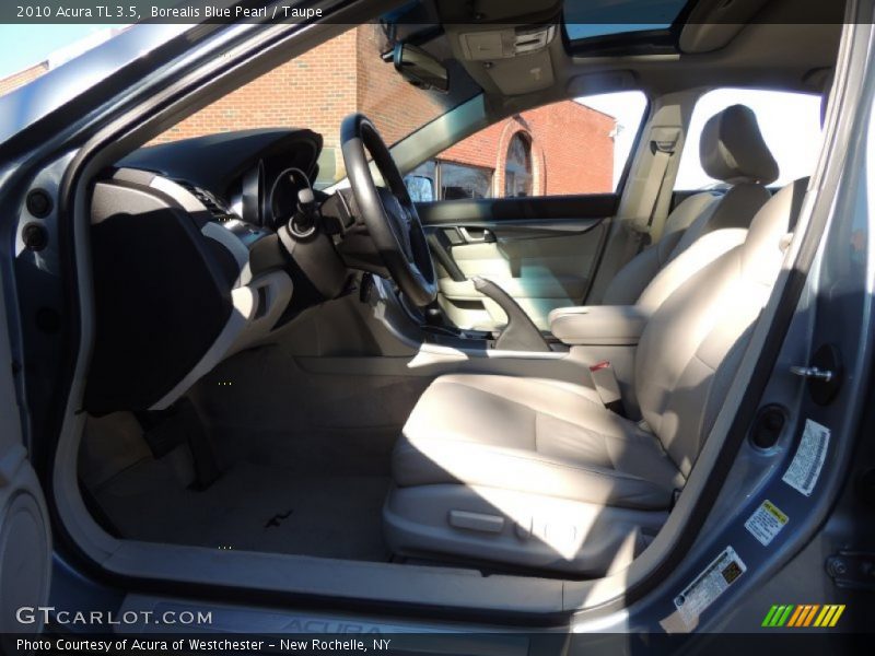 Borealis Blue Pearl / Taupe 2010 Acura TL 3.5
