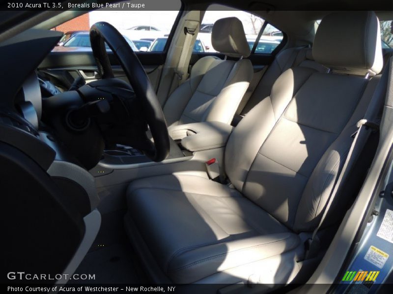 Borealis Blue Pearl / Taupe 2010 Acura TL 3.5