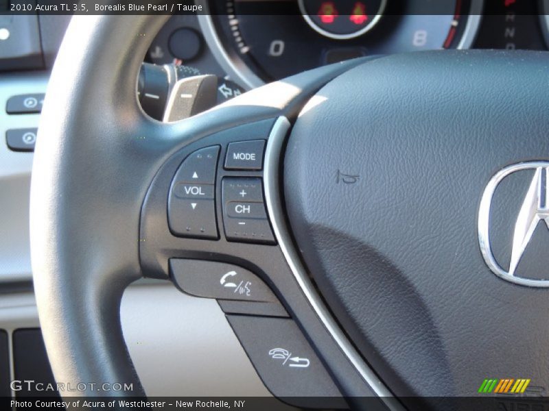 Borealis Blue Pearl / Taupe 2010 Acura TL 3.5