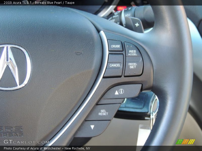 Borealis Blue Pearl / Taupe 2010 Acura TL 3.5