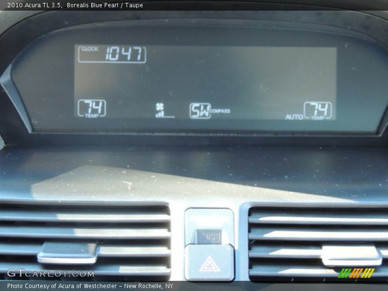 Borealis Blue Pearl / Taupe 2010 Acura TL 3.5