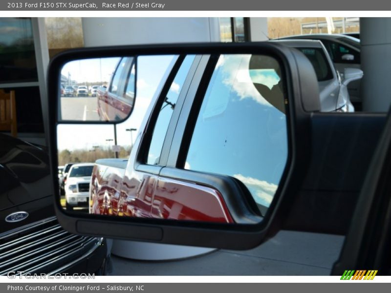 Race Red / Steel Gray 2013 Ford F150 STX SuperCab