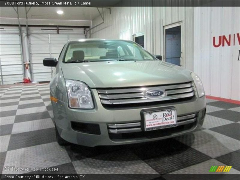 Moss Green Metallic / Camel 2008 Ford Fusion S