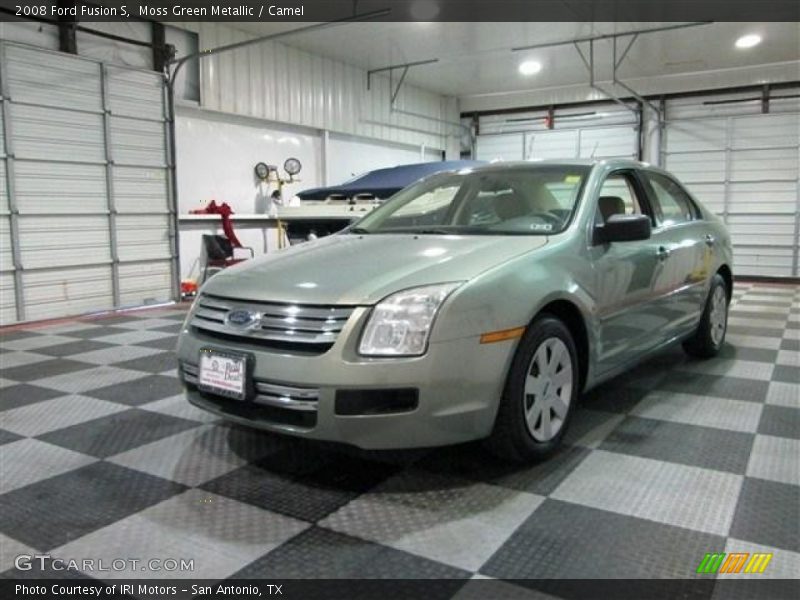 Moss Green Metallic / Camel 2008 Ford Fusion S