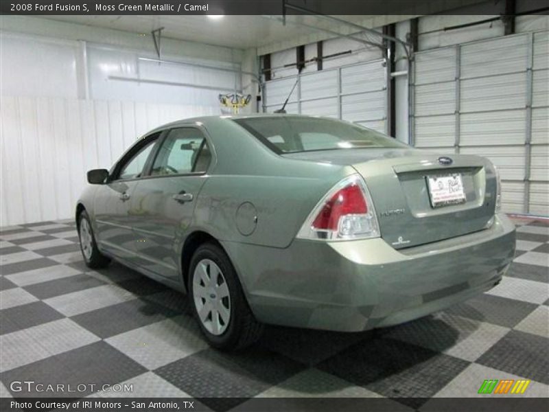 Moss Green Metallic / Camel 2008 Ford Fusion S