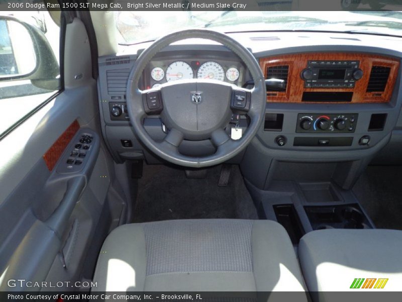 Bright Silver Metallic / Medium Slate Gray 2006 Dodge Ram 1500 SLT Mega Cab