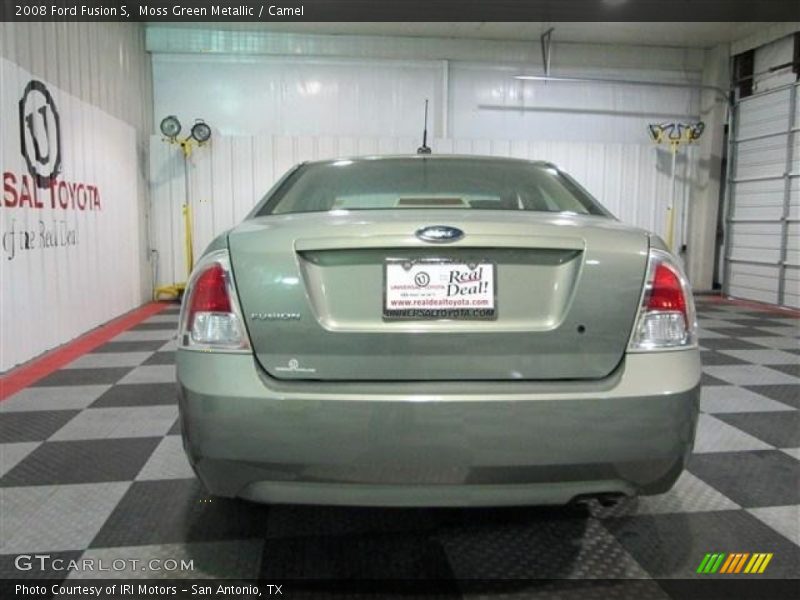 Moss Green Metallic / Camel 2008 Ford Fusion S