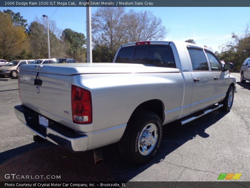 Bright Silver Metallic / Medium Slate Gray 2006 Dodge Ram 1500 SLT Mega Cab