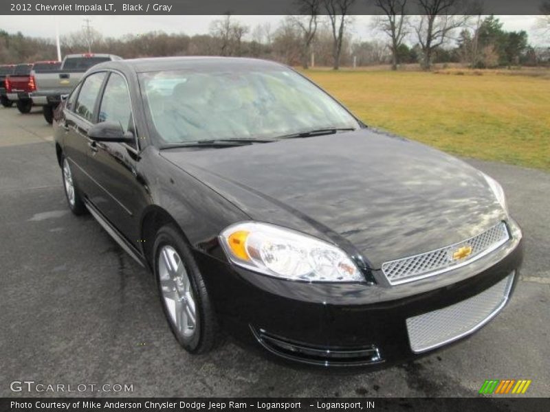 Black / Gray 2012 Chevrolet Impala LT