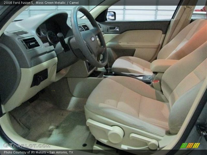 Moss Green Metallic / Camel 2008 Ford Fusion S