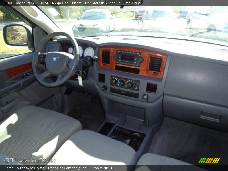 Bright Silver Metallic / Medium Slate Gray 2006 Dodge Ram 1500 SLT Mega Cab