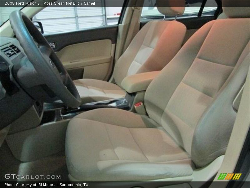 Moss Green Metallic / Camel 2008 Ford Fusion S