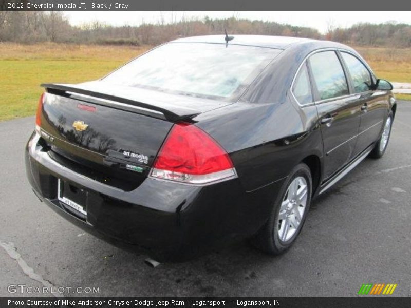 Black / Gray 2012 Chevrolet Impala LT