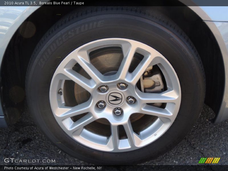 Borealis Blue Pearl / Taupe 2010 Acura TL 3.5