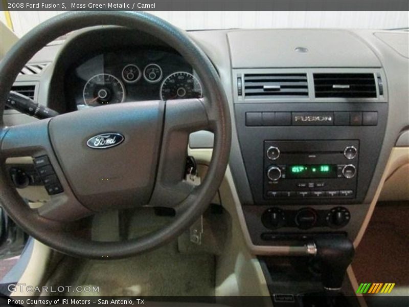 Moss Green Metallic / Camel 2008 Ford Fusion S