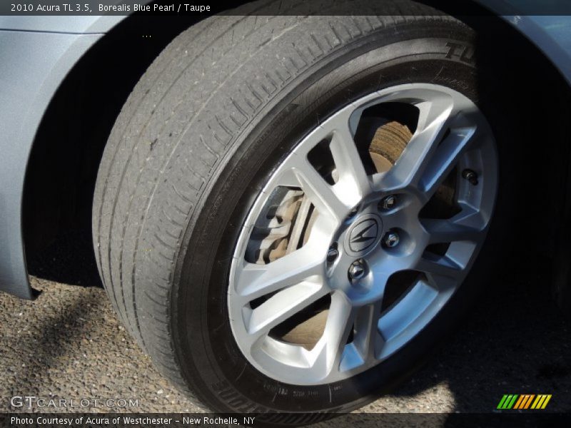 Borealis Blue Pearl / Taupe 2010 Acura TL 3.5