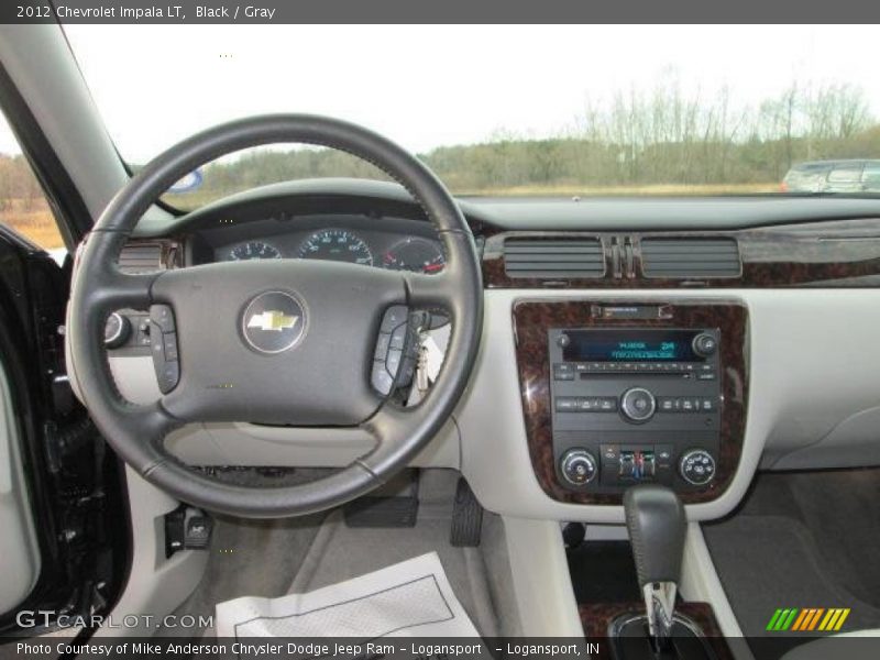 Black / Gray 2012 Chevrolet Impala LT