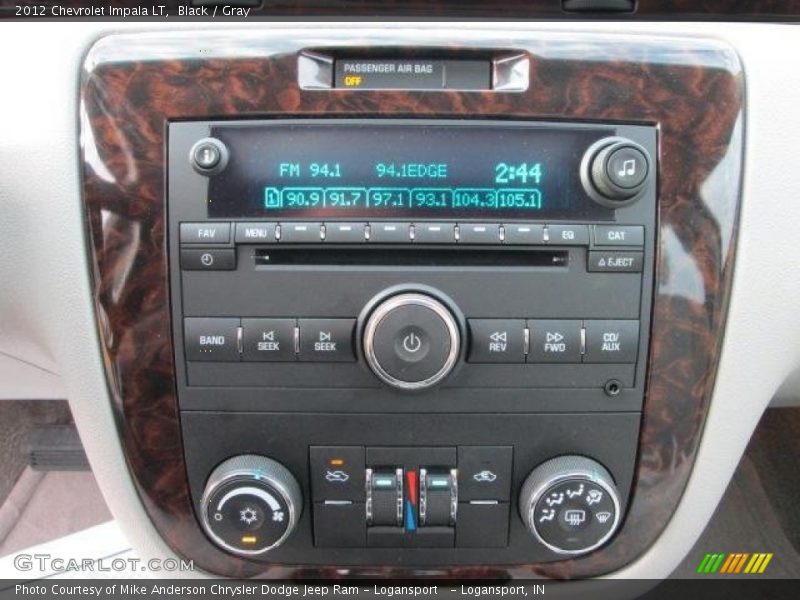 Black / Gray 2012 Chevrolet Impala LT