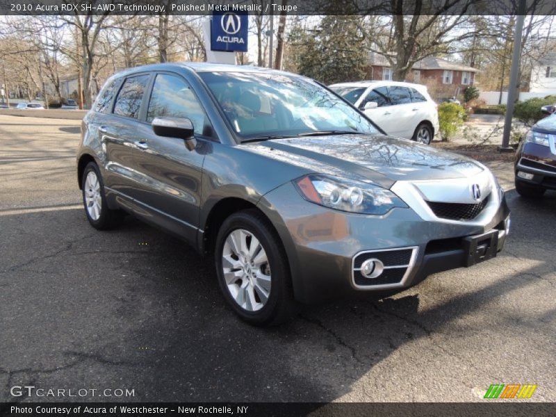 Polished Metal Metallic / Taupe 2010 Acura RDX SH-AWD Technology