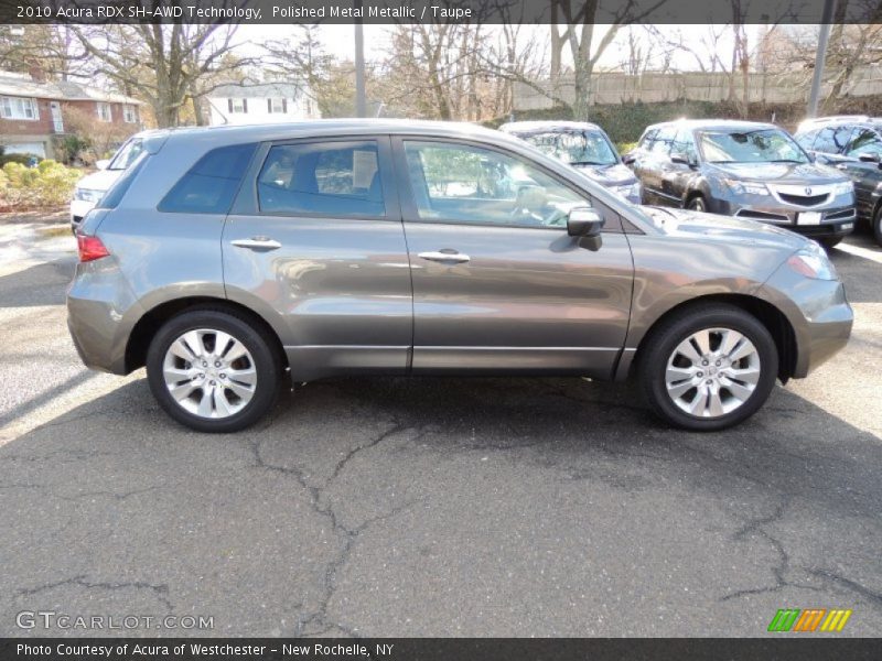 Polished Metal Metallic / Taupe 2010 Acura RDX SH-AWD Technology
