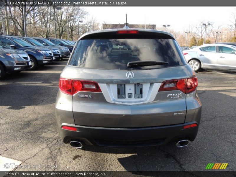 Polished Metal Metallic / Taupe 2010 Acura RDX SH-AWD Technology