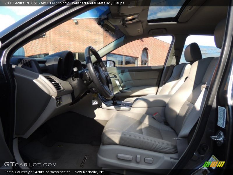 Polished Metal Metallic / Taupe 2010 Acura RDX SH-AWD Technology