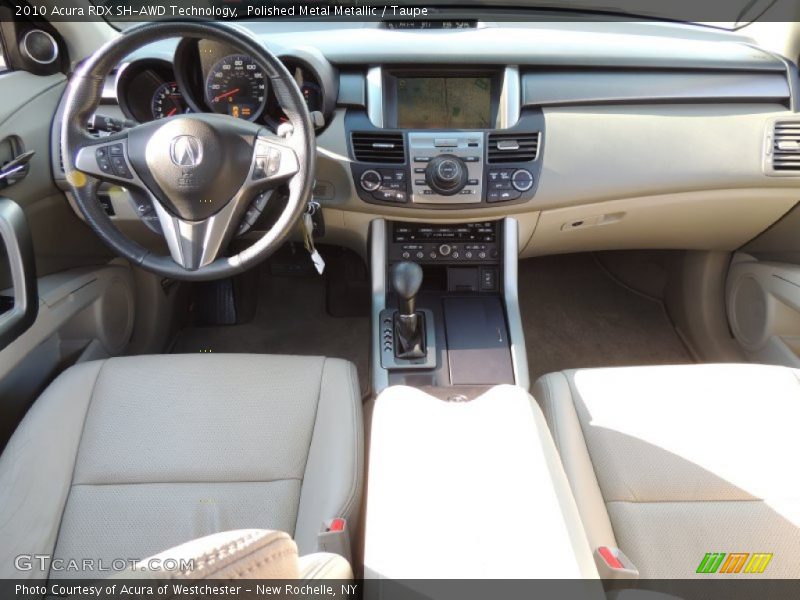 Polished Metal Metallic / Taupe 2010 Acura RDX SH-AWD Technology