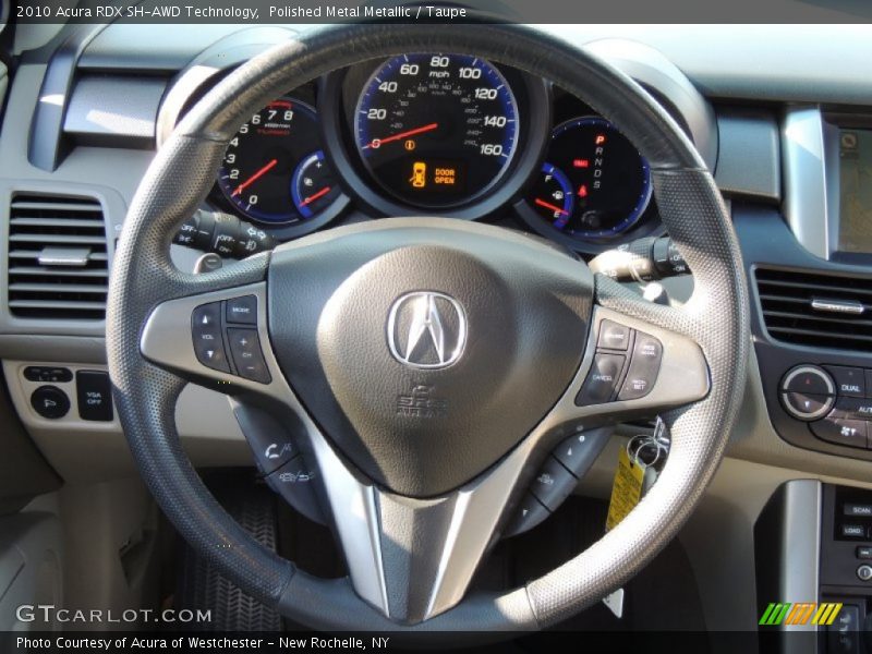 Polished Metal Metallic / Taupe 2010 Acura RDX SH-AWD Technology